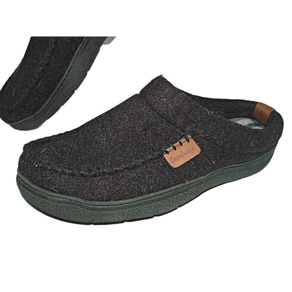 Dearfoams Indoor Outdoor Slippers Mens Memory Foam Charcoal Gray Size US 9-10 - Picture 12 of 12